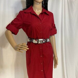 Vintage Merona Sz Med Shirt Dress